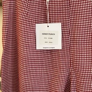 Honey Punch tie up pants with wide leg, ankle